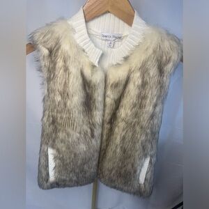Rebecca Malone Faux Fur Vest -